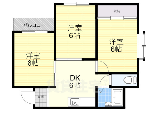 アーベル清水丘の間取り