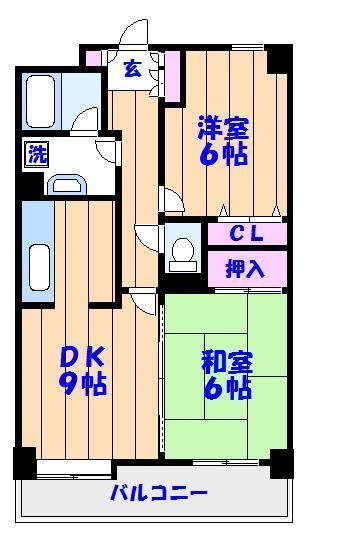 ニューパレスプロスパーの間取り