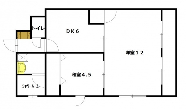 ライブオーク幟町の間取り