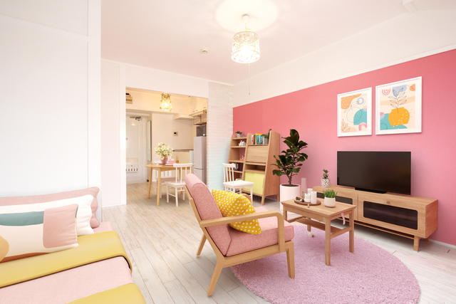 居室・リビング　イメージ画像につき、画像内家具家電は付帯設備ではございません