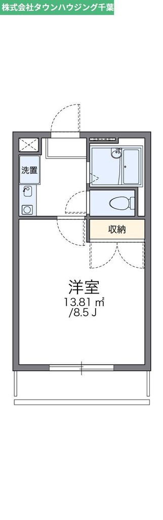 レオパレスリバーテラスの間取り