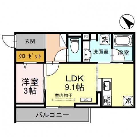 D-Sereno東田町の間取り