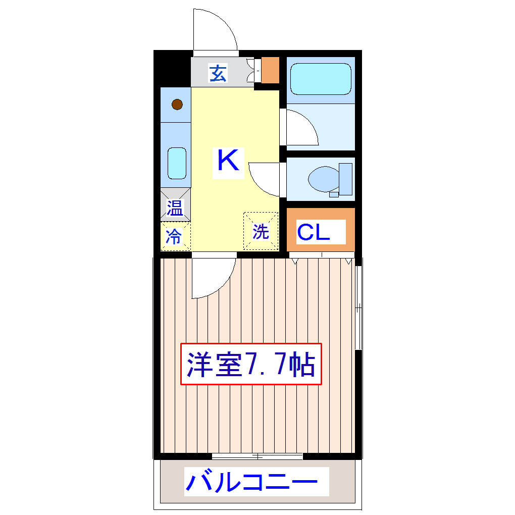 カーサ・デ・セントロの間取り