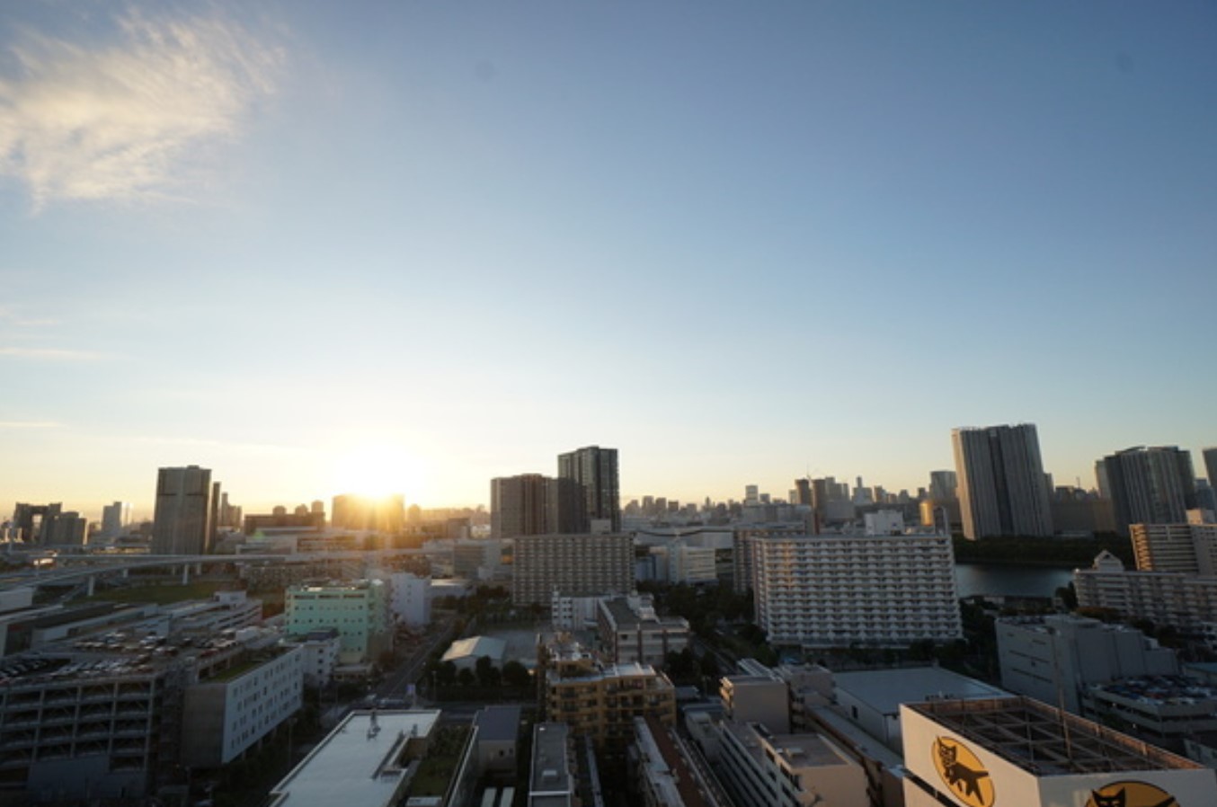 【江東区東雲のマンションの眺望】