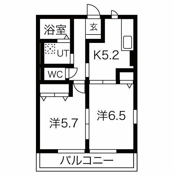 カルボナーラA棟の間取り