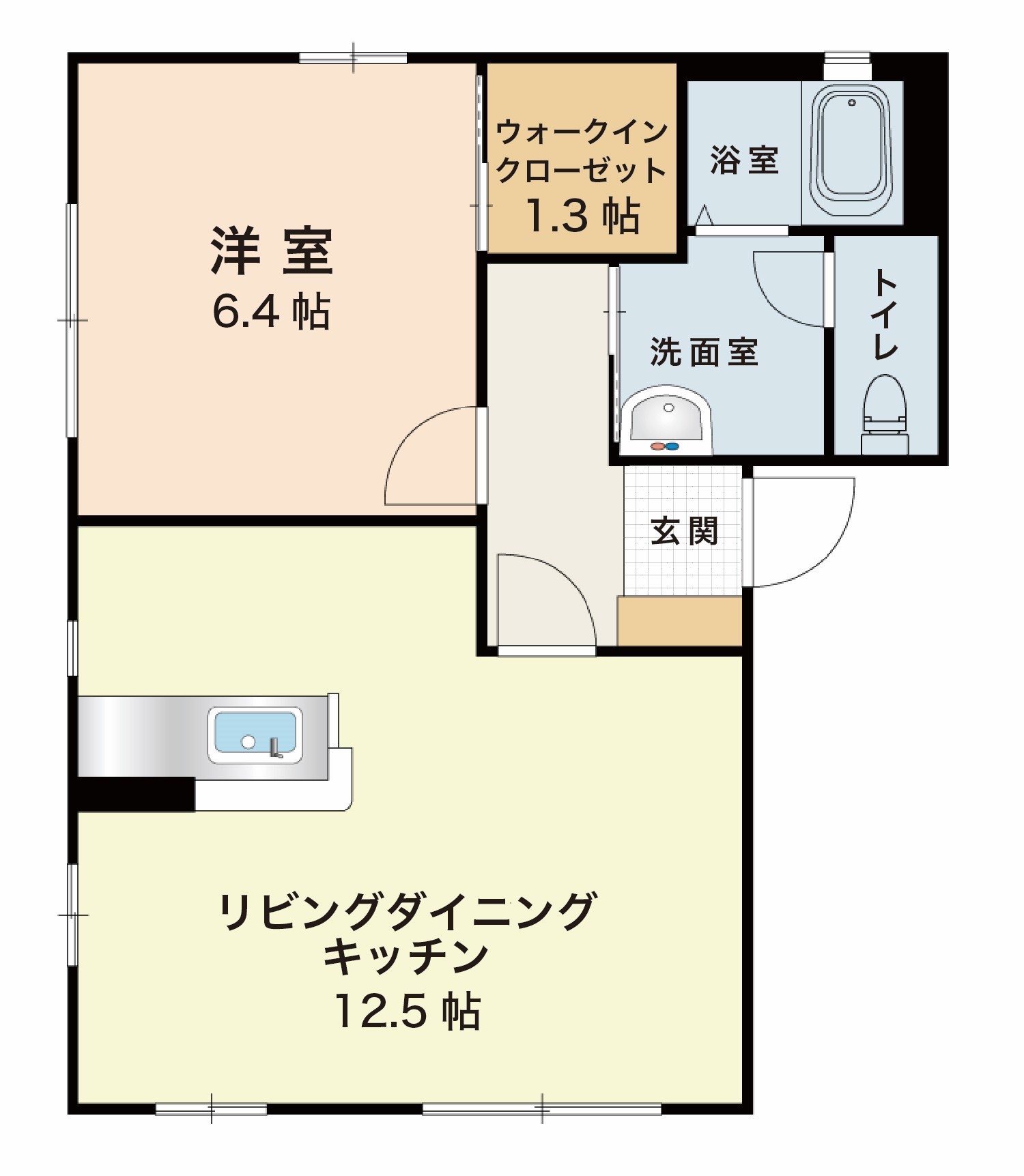 ルミエール山口の間取り