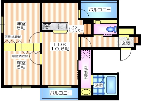 Ｔａｐｌａ　Ｓｈｉｎｋｏｙａｓｕの間取り