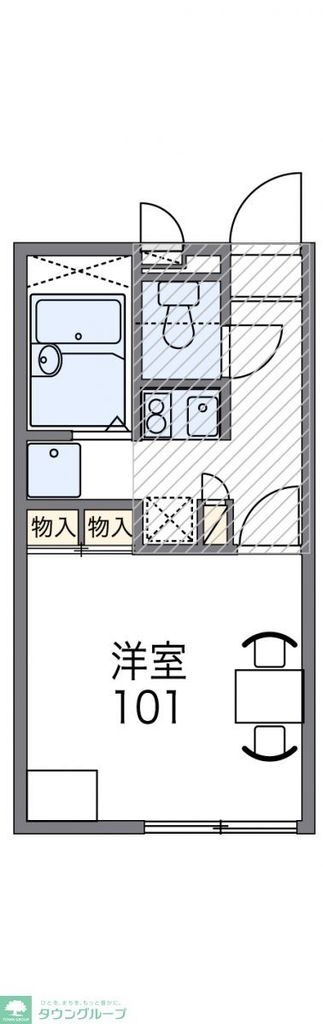 さいたま市岩槻区南平野のマンションの間取り