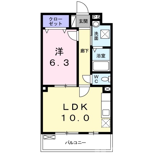 ザレジデンス京都・東の間取り