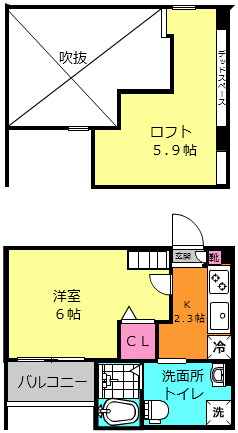 ラ・フォンテ新在家の間取り