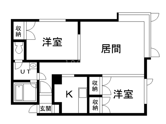 キャメロン１・２の間取り