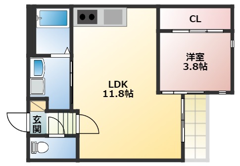 GRANDTIC中村区役所の間取り