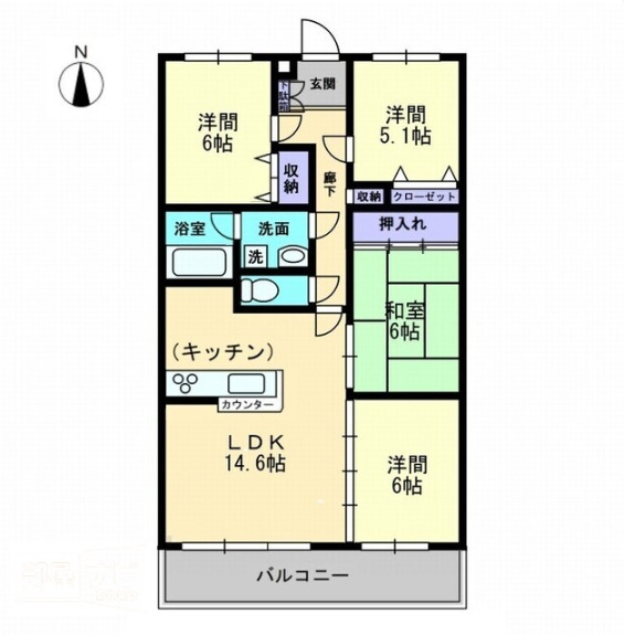 メゾンドールの間取り