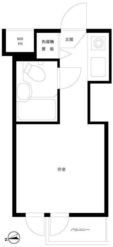 扶桑ハイツ経堂の間取り