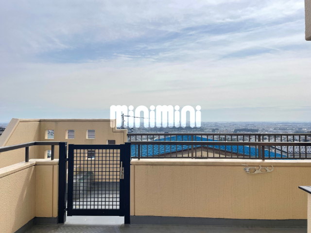 眺望　陽が当たります。