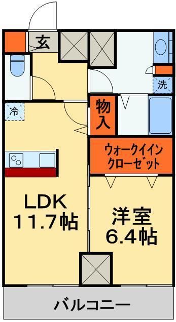 柏市小青田のマンションの間取り