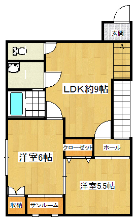 グランデアＢの間取り