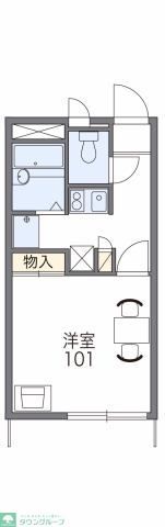 レオパレスサンハイムの間取り写真