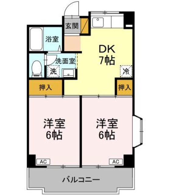 メゾンラフォーレの間取り