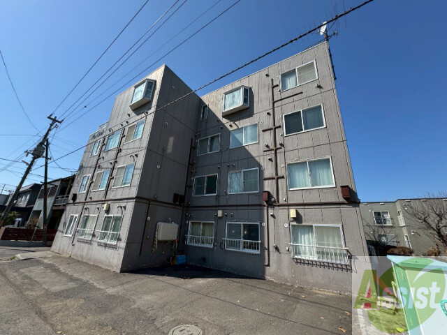 建物外観　札幌市北区北２７条西「パルコート」