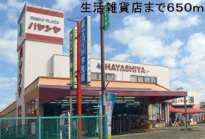 ショッピングセンター　ハヤシヤ（ショッピングセンター）まで650m