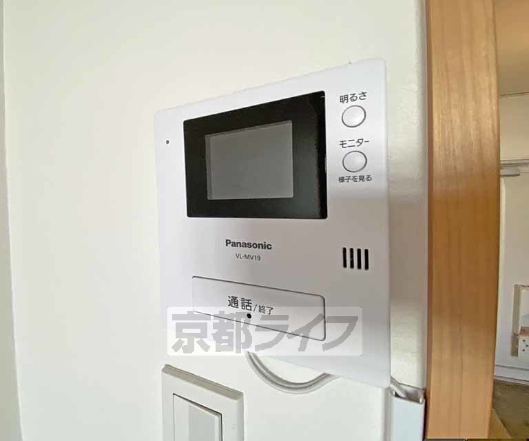 セキュリティ　モニターで来客確認できるので安心です。