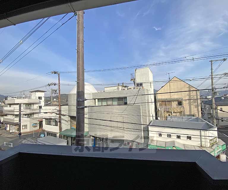 眺望　東向きバルコニーからの景色です。