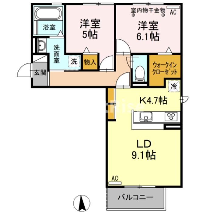 エントランス　間取図