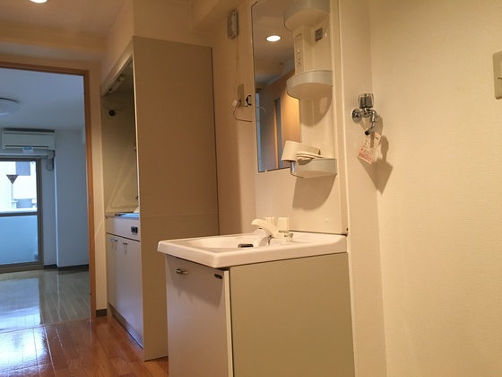 洗面設備　※他号室の写真です。