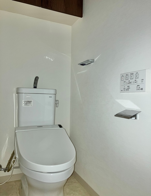 トイレ　ゆったりとした空間のトイレです