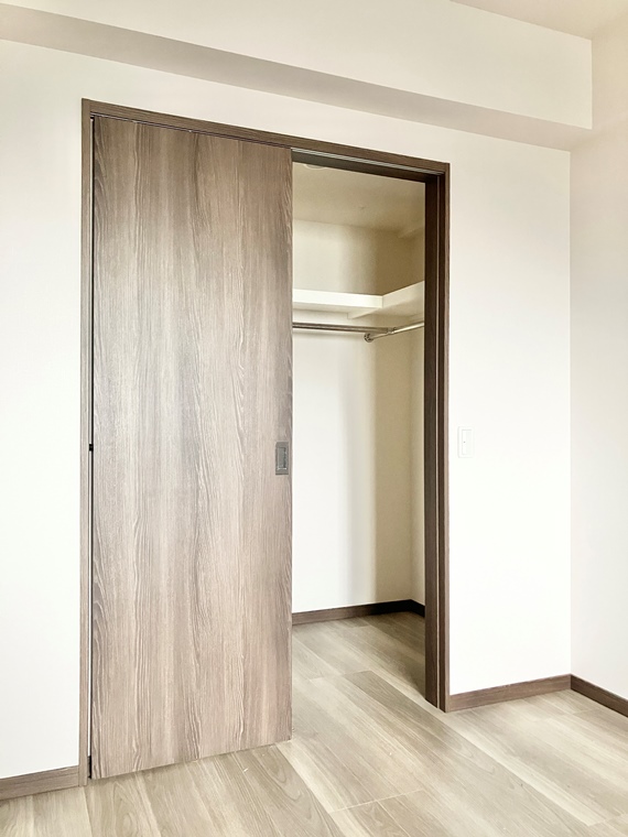 収納　たっぷりとした収納スペースです