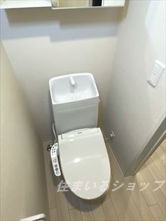 トイレ　シャワートイレ・ミラー付き収納あり