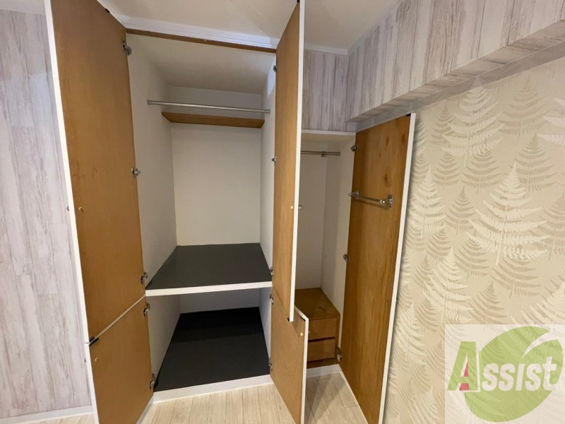 収納　寝室のクローゼットにたくさん収納出来ますね！