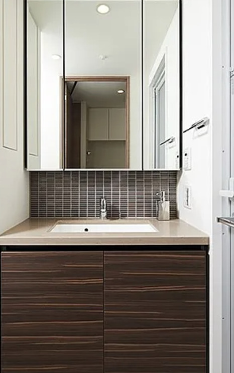 洗面設備　※別部屋の参考写真です。