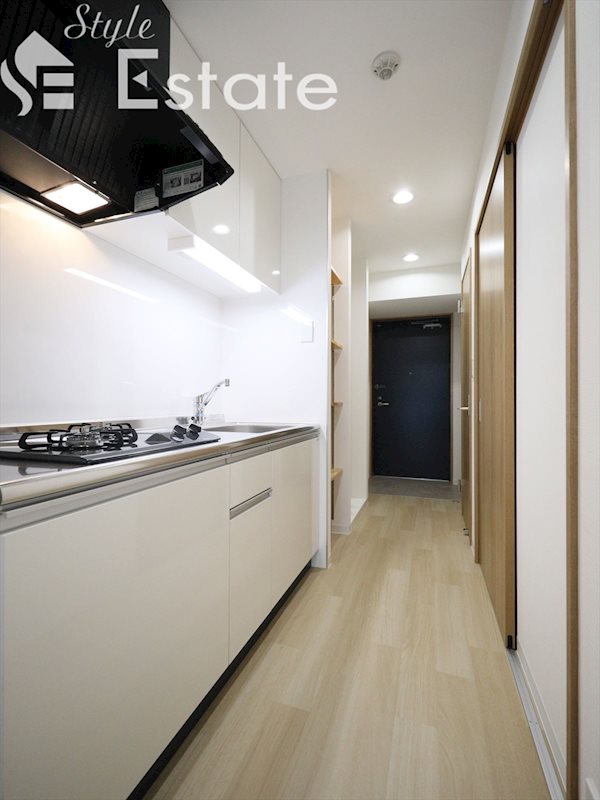 キッチン　システムキッチン　ガスコンロ二口付