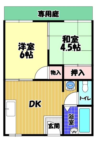 サンコーハイツの間取り写真