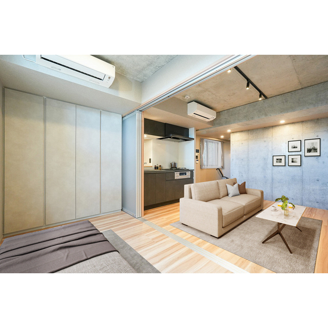 居室・リビング　家具・調度品等はＣＧ加工です。実際の賃貸住居には含まれません
