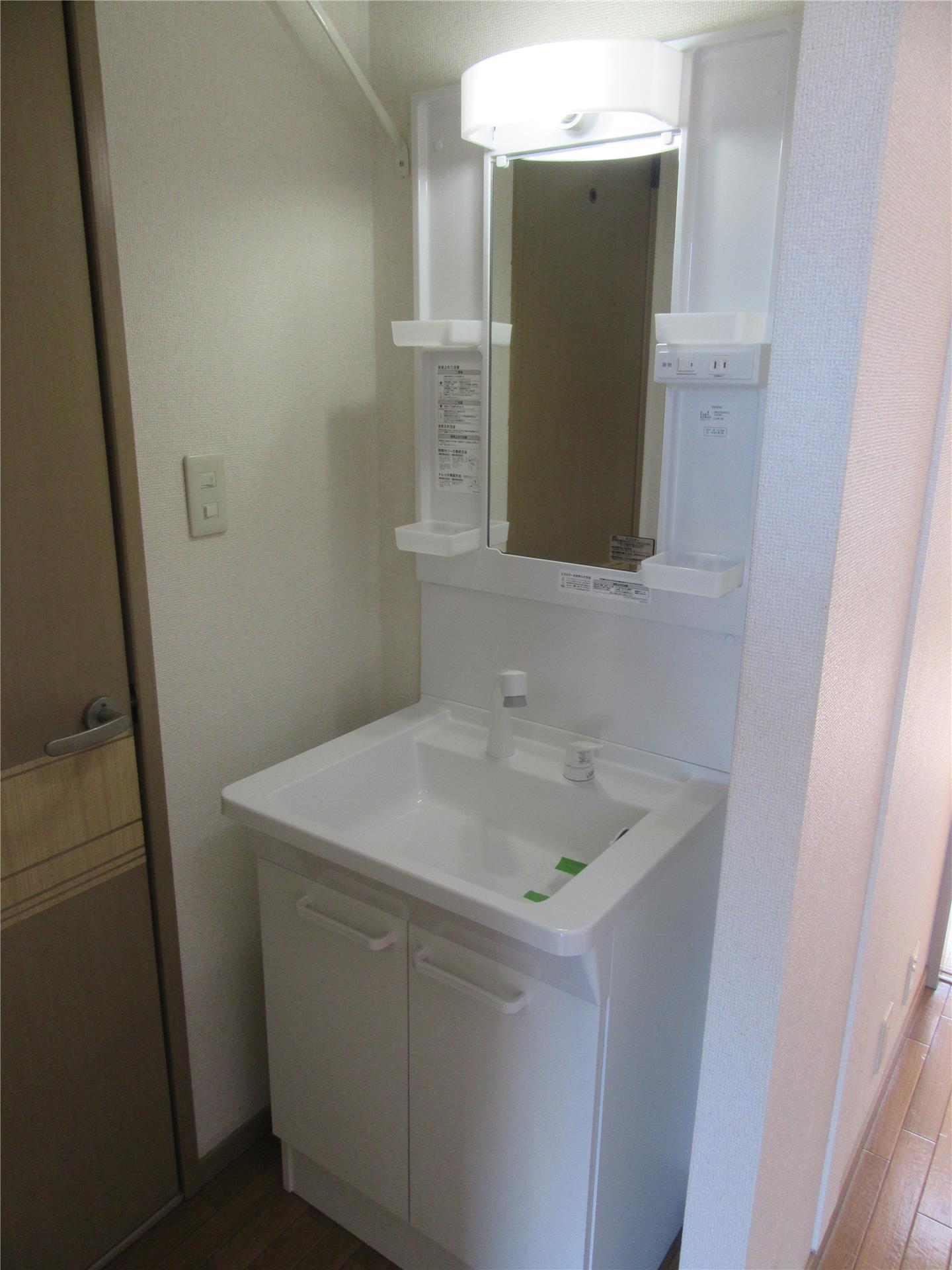 洗面設備　同タイプ別部屋の画像です。