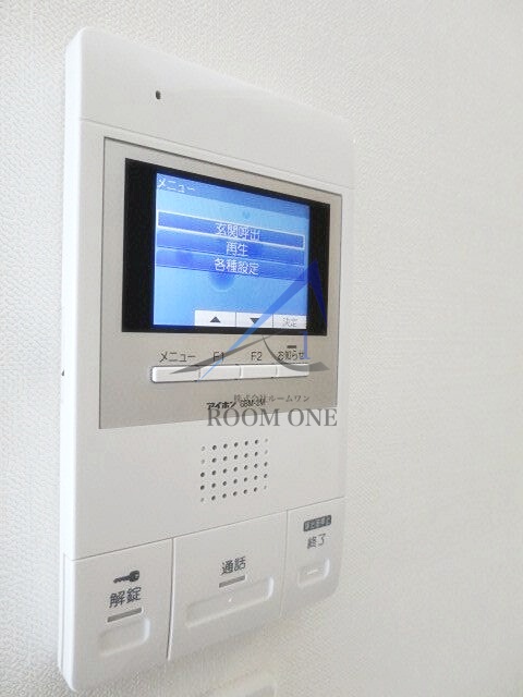 セキュリティ　モニター付インターホンです。