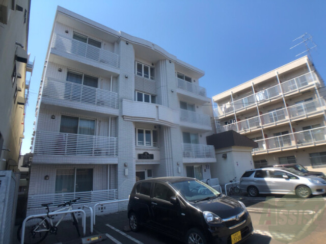 建物外観　札幌市北区北２１条西「グランメールセンチュリーＮ２１」