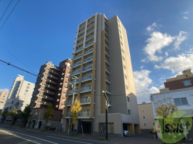 建物外観　札幌市中央区南九条西「プライヴェル山鼻壱番館」