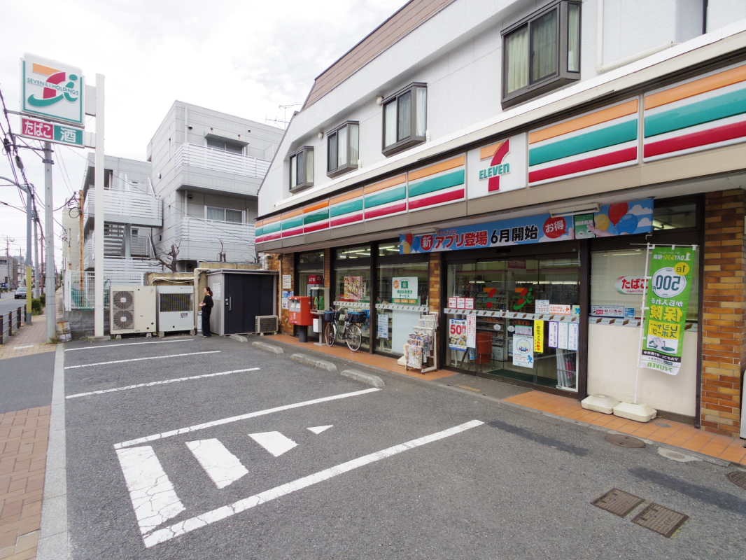 コンビニ　セブンイレブン　下連雀店（コンビニ）まで486m