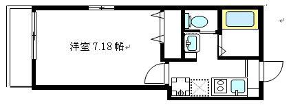 ＪＲ京浜東北線 川崎駅 バス乗車時間：17分 最寄りバス停で下車 徒歩3分 3階建 築17年の間取り写真