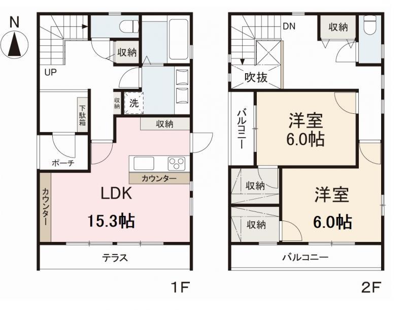 テナンガーデン屋島の間取り写真