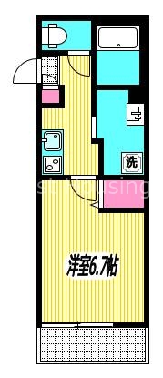東京メトロ東西線 落合駅 徒歩6分 3階建 築3年の間取り写真