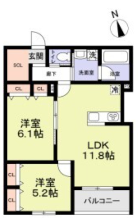 ＪＲ南武線 谷保駅 徒歩6分 3階建 新築の間取り写真