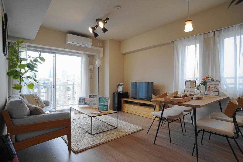 クレストコート白金高輪の居間写真