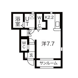 Aqua Villa IIの間取り写真