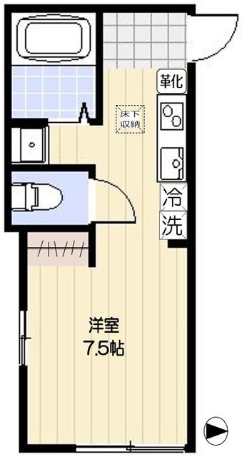 ベルビューアベニュー元住吉の間取り写真