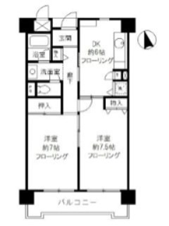 ソレイユ西六郷の間取り写真